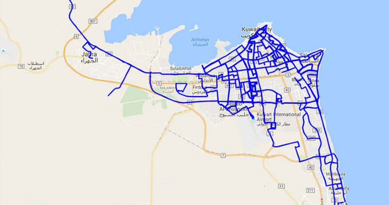 Discover the kuwait bus route map: Experience Kuwait Like a Local