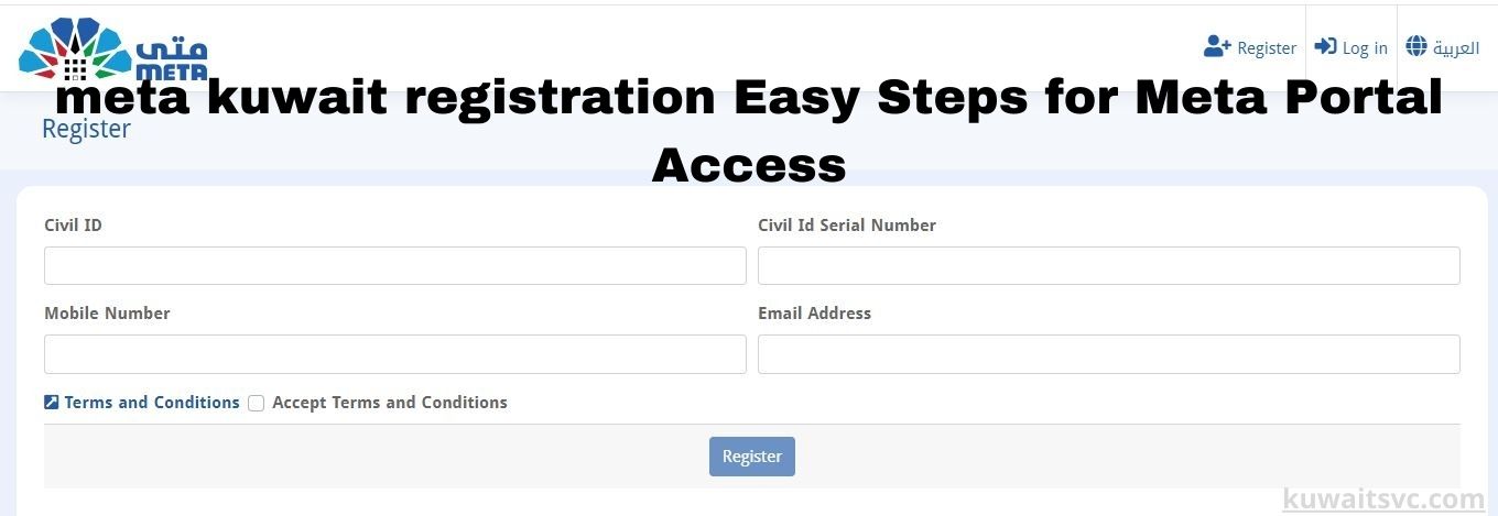 meta kuwait registration: Easy Steps for Meta Portal Access
